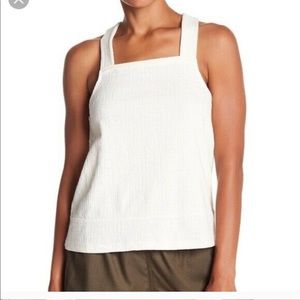 Madewell “apron” cross back tank - size S